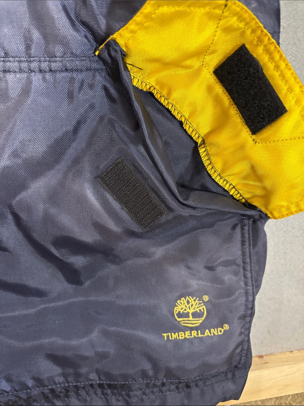 Timberland navy heavyweight outdoor windbreaker jacket M - Picture 10 of 15
